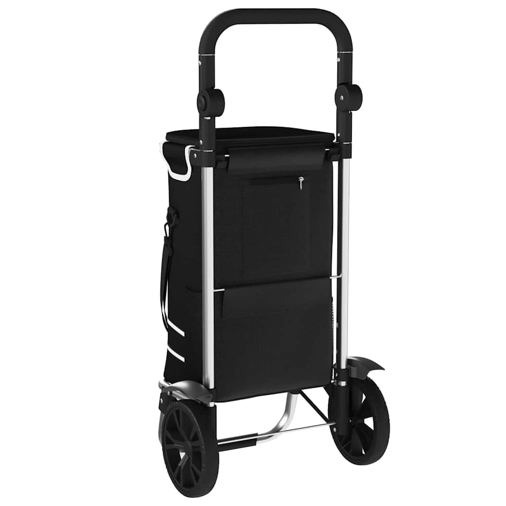 Winkel trolley Zwart 36,5 x 46,5 x 100,5 cm Oxford stof is nu te koop bij PeponiXL, paradijselijk wonen!