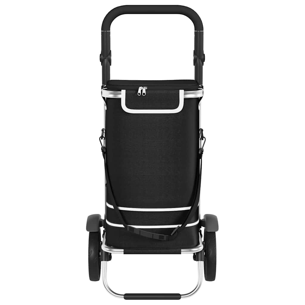 Winkel trolley Zwart 36,5 x 46,5 x 100,5 cm Oxford stof is nu te koop bij PeponiXL, paradijselijk wonen!