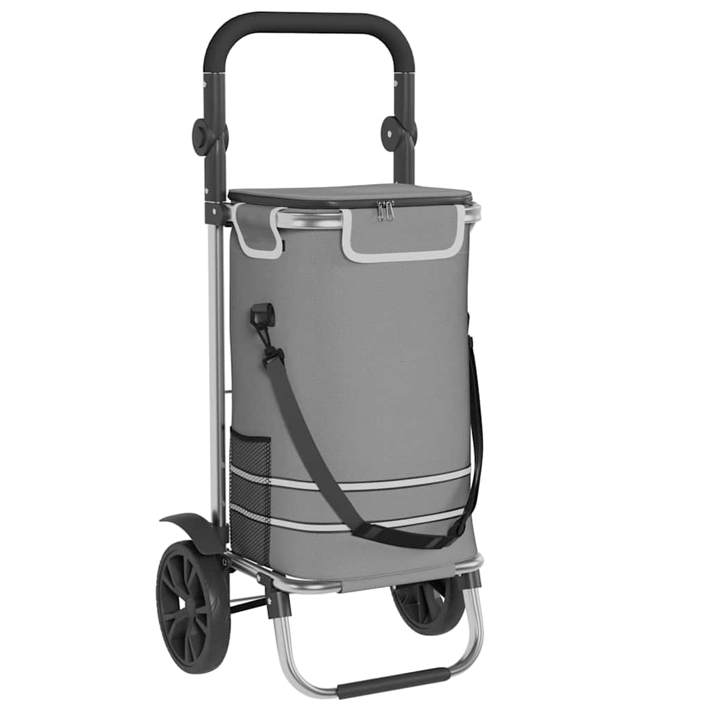 Winkel trolley Grijs 36,5 x 46,5 x 100,5 cm Oxford stof is nu te koop bij PeponiXL, paradijselijk wonen!