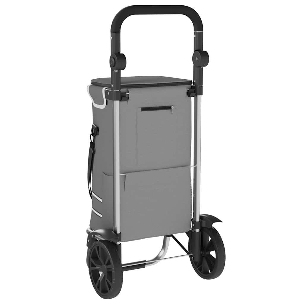 Winkel trolley Grijs 36,5 x 46,5 x 100,5 cm Oxford stof is nu te koop bij PeponiXL, paradijselijk wonen!