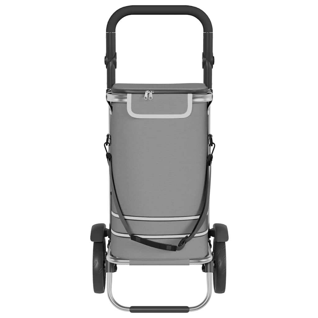 Winkel trolley Grijs 36,5 x 46,5 x 100,5 cm Oxford stof is nu te koop bij PeponiXL, paradijselijk wonen!