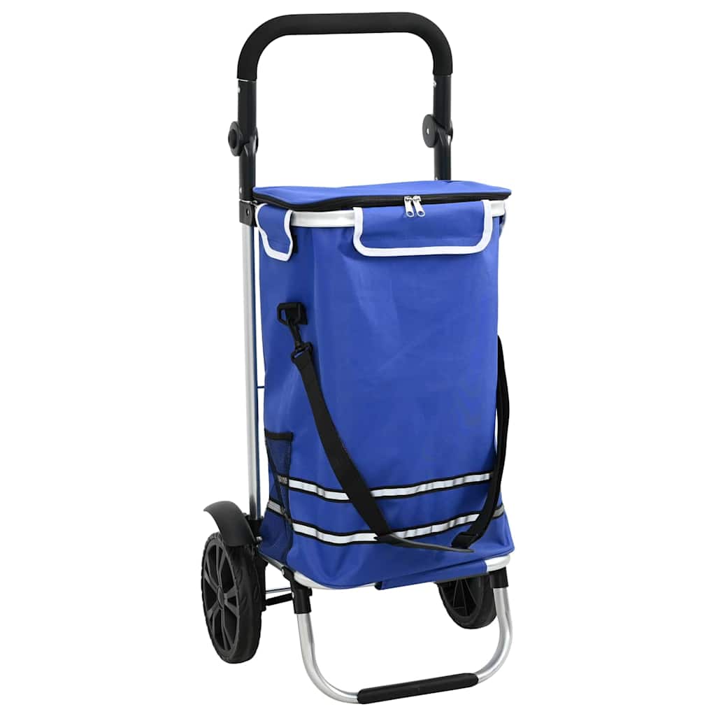 Winkel trolley Blauw 36,5 x 46,5 x 100,5 cm Oxford stof is nu te koop bij PeponiXL, paradijselijk wonen!