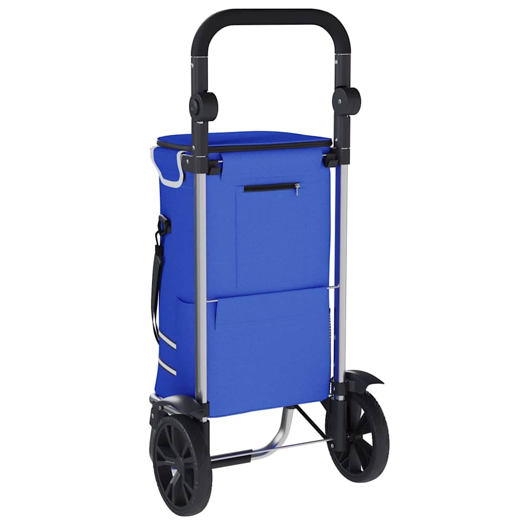 Winkel trolley Blauw 36,5 x 46,5 x 100,5 cm Oxford stof is nu te koop bij PeponiXL, paradijselijk wonen!