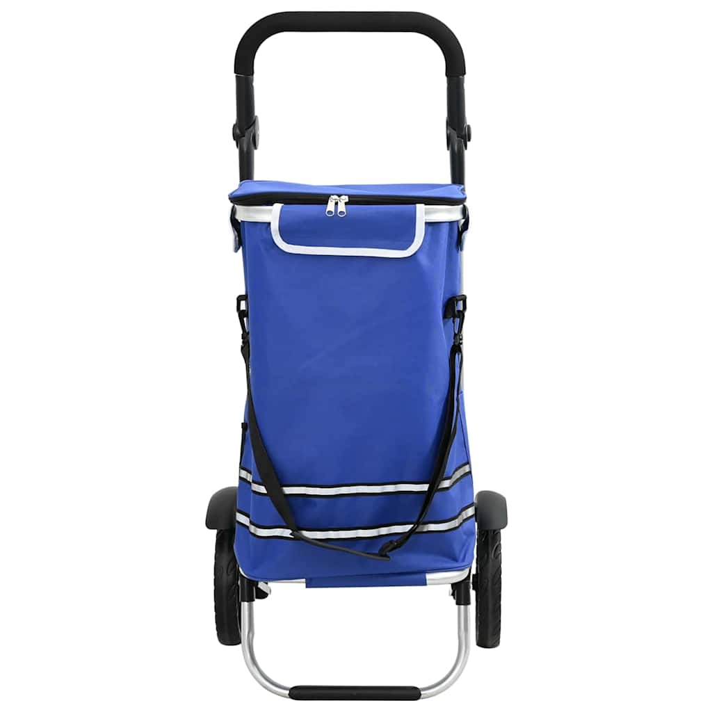 Winkel trolley Blauw 36,5 x 46,5 x 100,5 cm Oxford stof is nu te koop bij PeponiXL, paradijselijk wonen!