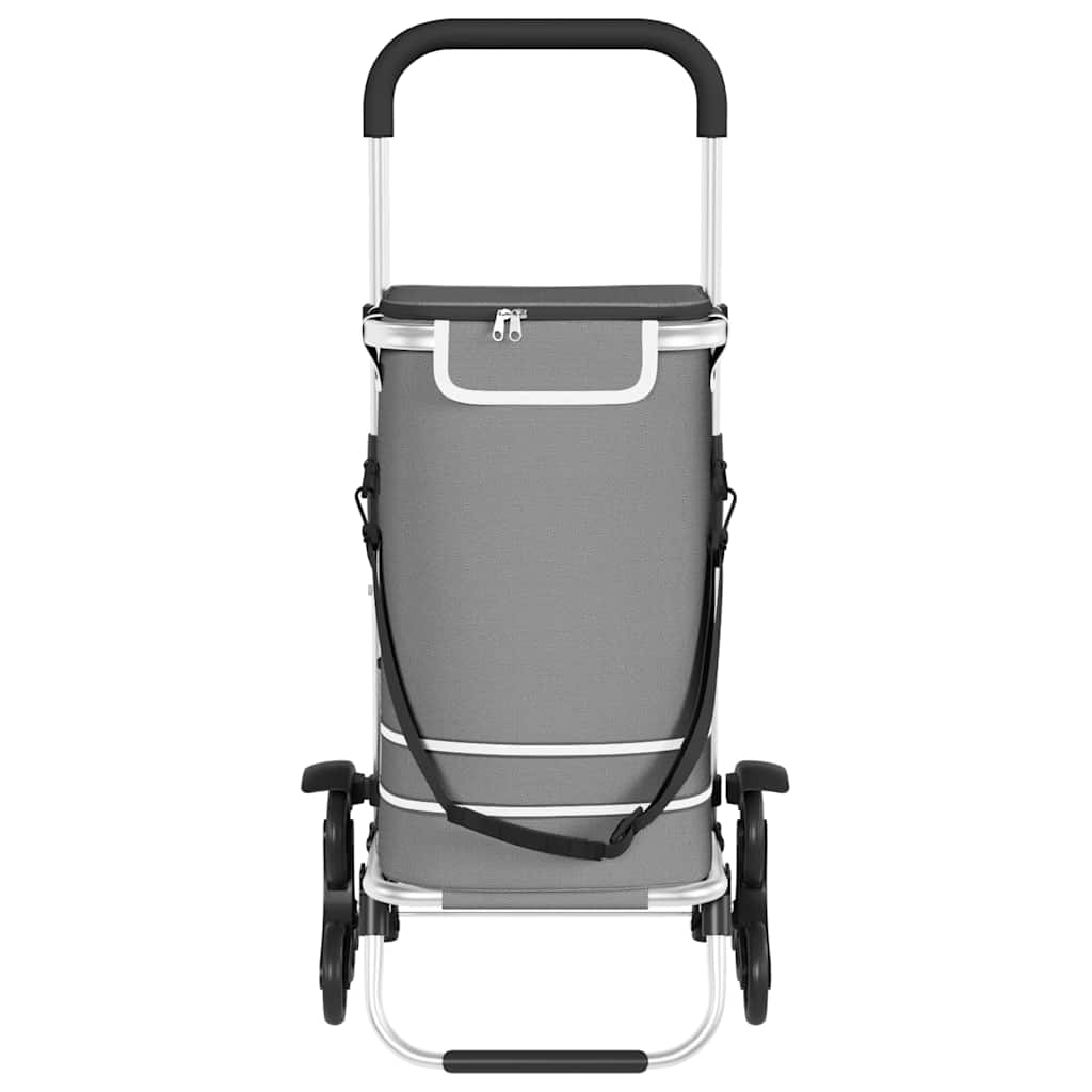 Winkel trolley Grijs 47 x 39 x 100,5 cm Oxford stof is nu te koop bij PeponiXL, paradijselijk wonen!