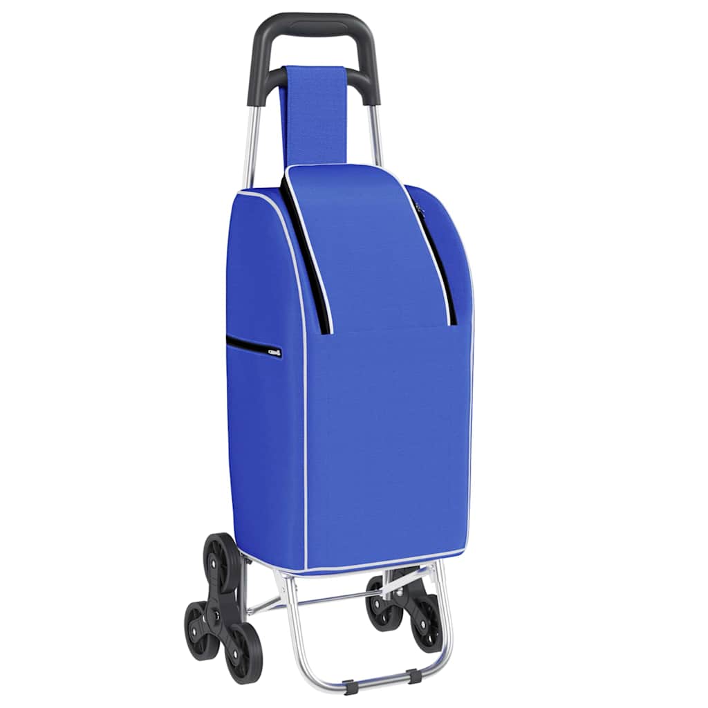 Winkel trolley Blauw 39,5 x 33 x 93 cm Oxford stof is nu te koop bij PeponiXL, paradijselijk wonen!