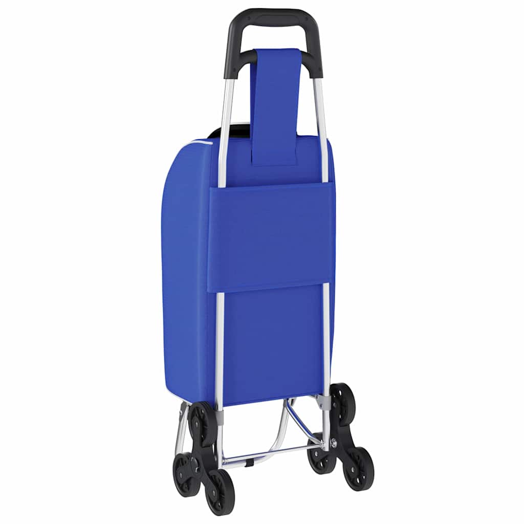 Winkel trolley Blauw 39,5 x 33 x 93 cm Oxford stof is nu te koop bij PeponiXL, paradijselijk wonen!