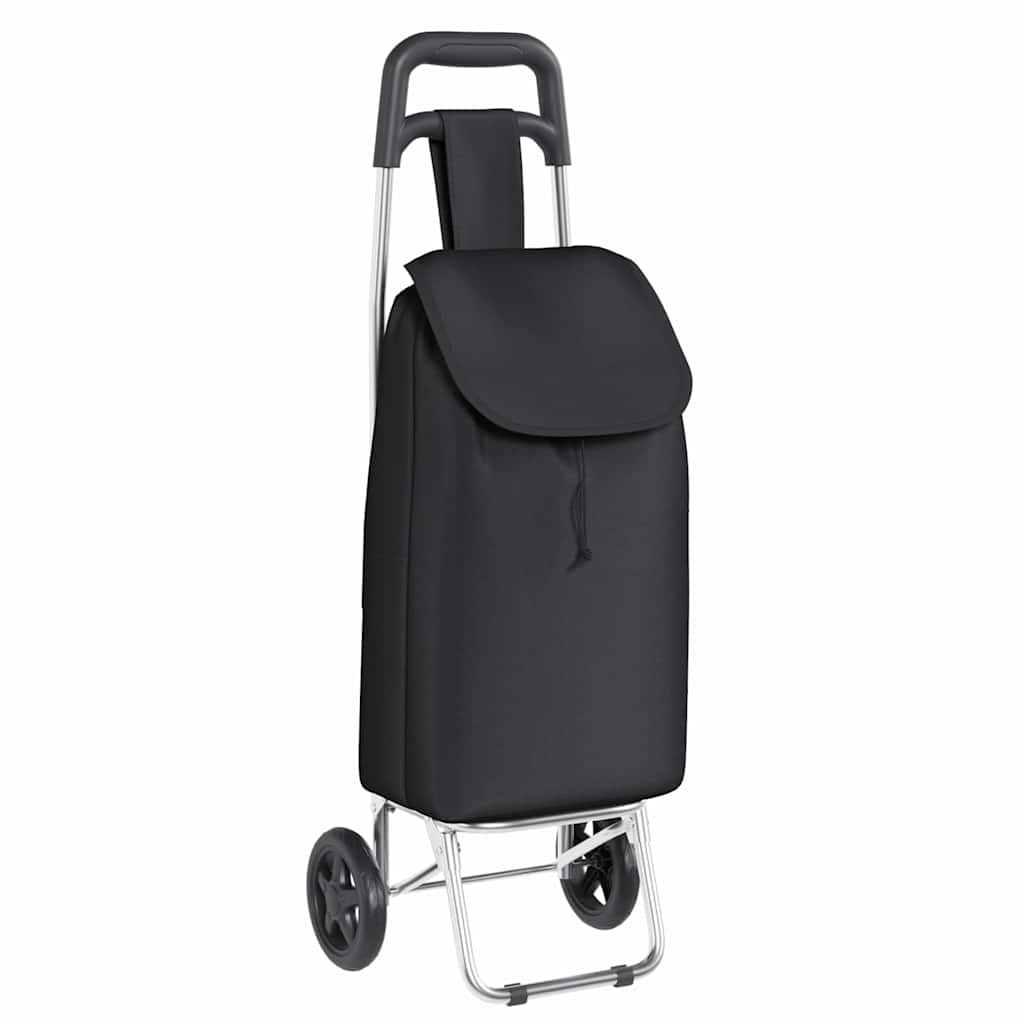 Winkel trolley Zwart 35 x 28 x 92 cm Oxford stof is nu te koop bij PeponiXL, paradijselijk wonen!