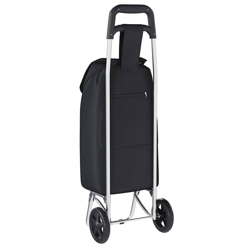 Winkel trolley Zwart 35 x 28 x 92 cm Oxford stof is nu te koop bij PeponiXL, paradijselijk wonen!