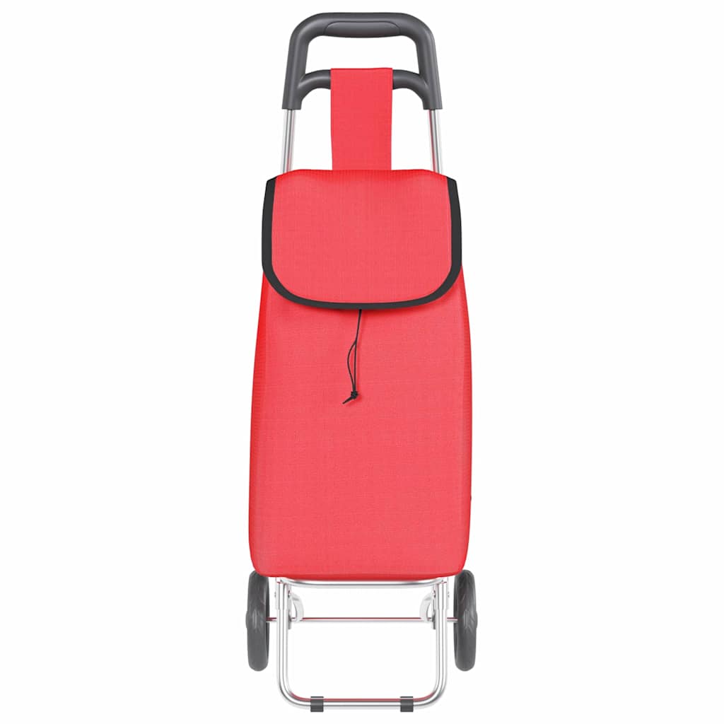 Winkel trolley Rood 35 x 28 x 92 cm Oxford stof is nu te koop bij PeponiXL, paradijselijk wonen!