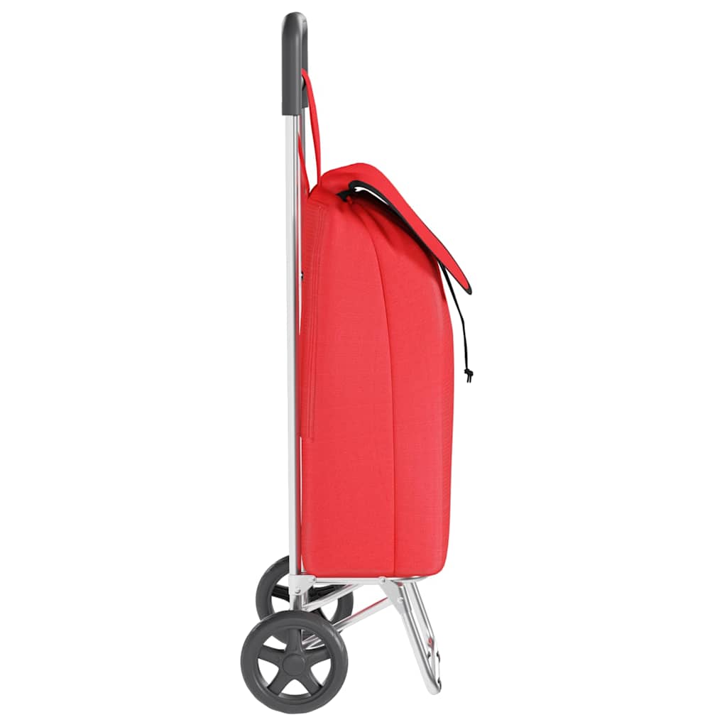 Winkel trolley Rood 35 x 28 x 92 cm Oxford stof is nu te koop bij PeponiXL, paradijselijk wonen!