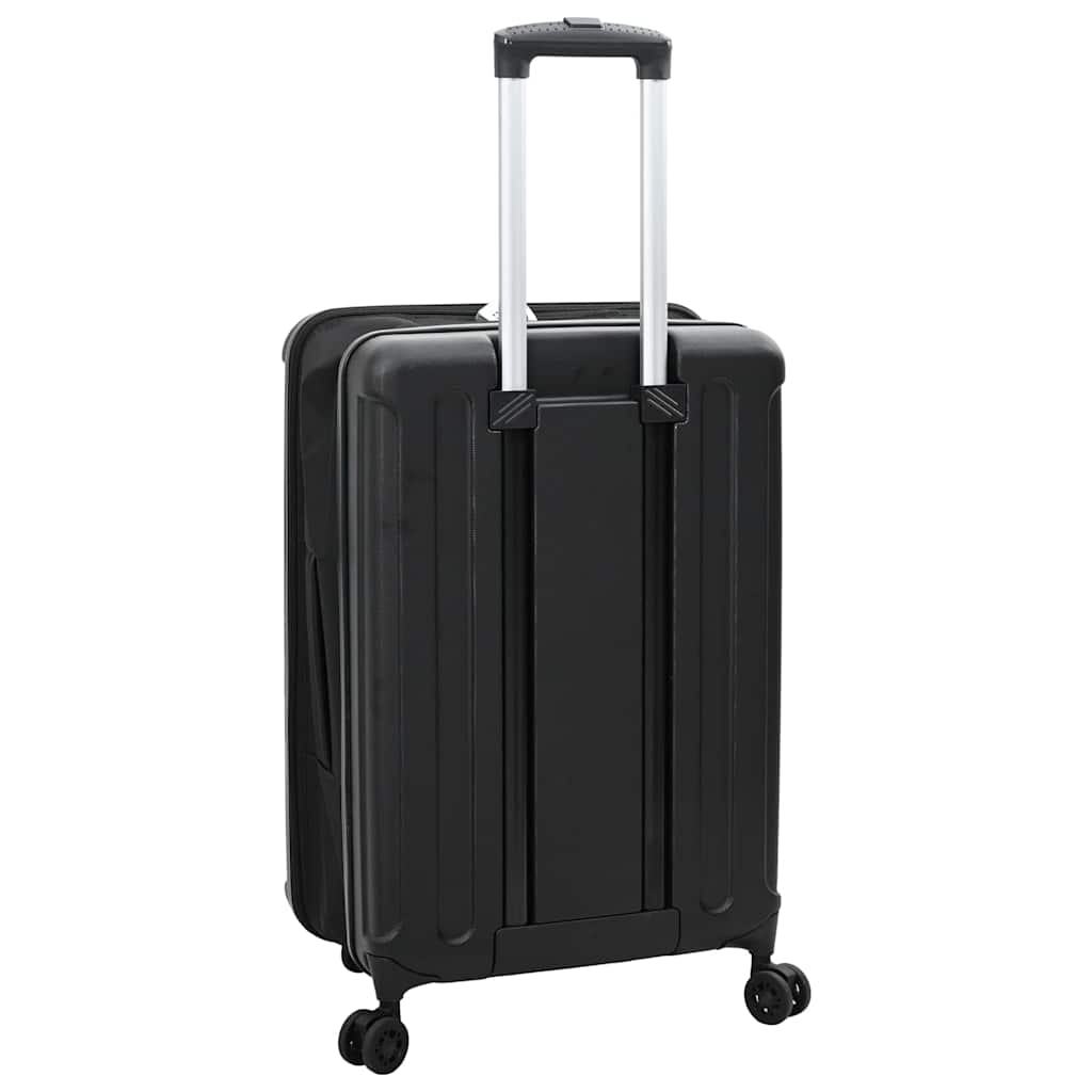Koffer met slot Zwart 34 x 23 x 55.5 cm ABS Kunststof is nu te koop bij PeponiXL, paradijselijk wonen!