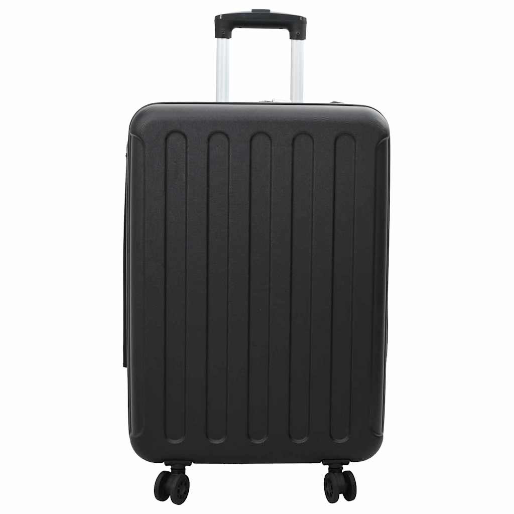 Koffer met slot Zwart 43 x 27 x 66 cm ABS Kunststof is nu te koop bij PeponiXL, paradijselijk wonen!