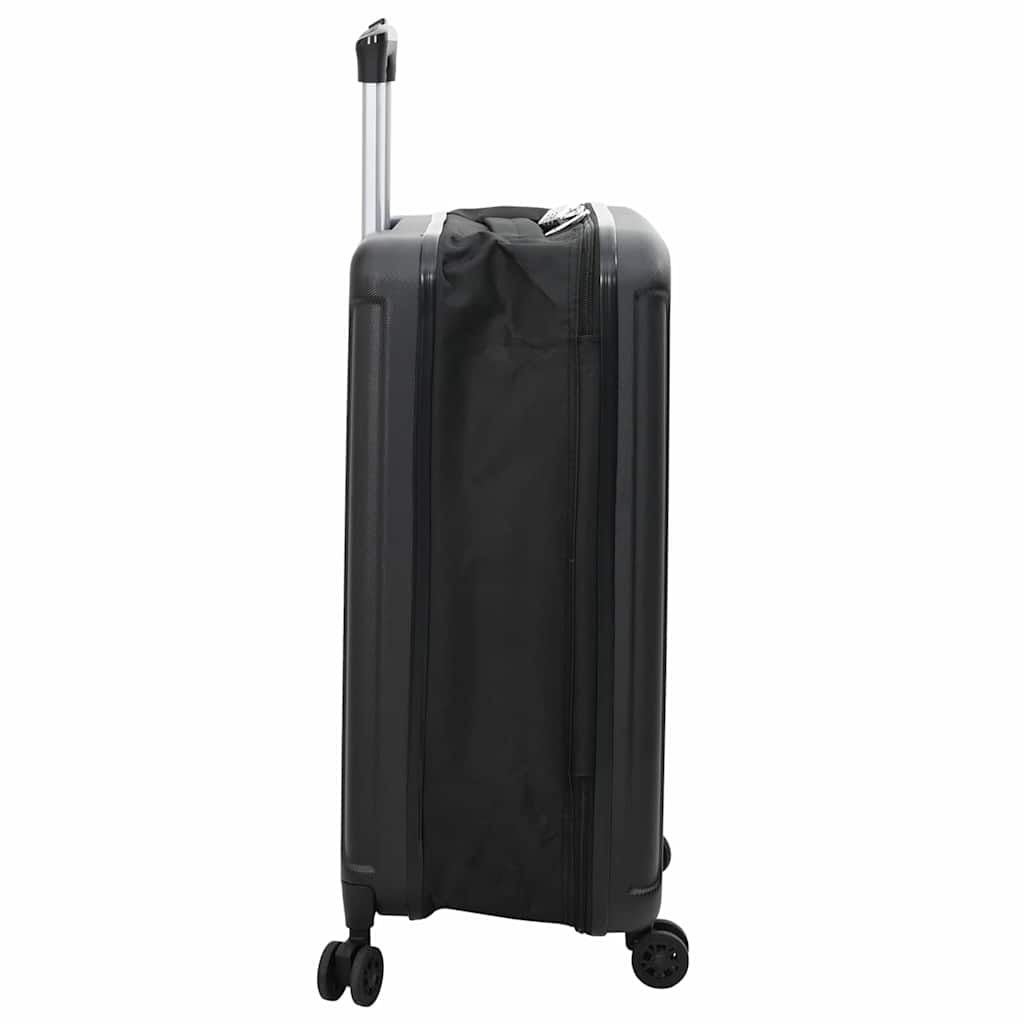 Koffer met slot Zwart 43 x 27 x 66 cm ABS Kunststof is nu te koop bij PeponiXL, paradijselijk wonen!