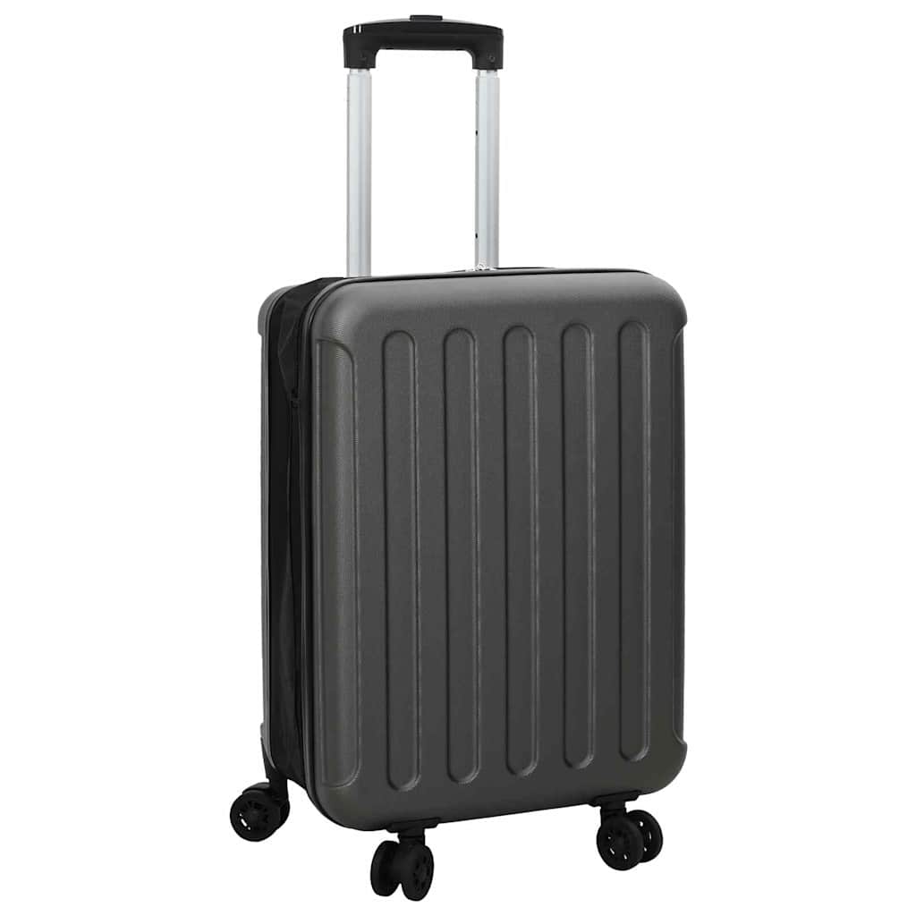 Koffer met slot Donkergrijs 34 x 23 x 55.5 cm ABS Kunststof is nu te koop bij PeponiXL, paradijselijk wonen!