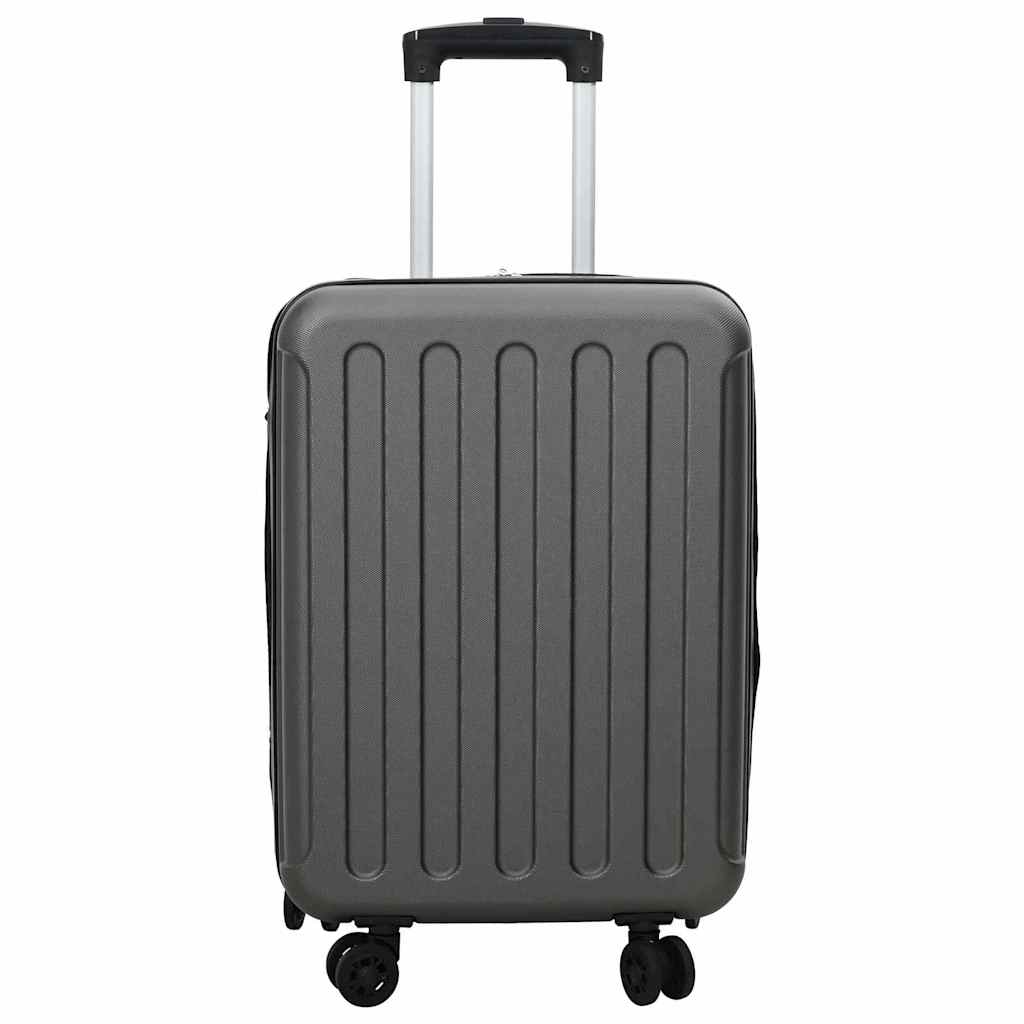 Koffer met slot Donkergrijs 34 x 23 x 55.5 cm ABS Kunststof is nu te koop bij PeponiXL, paradijselijk wonen!