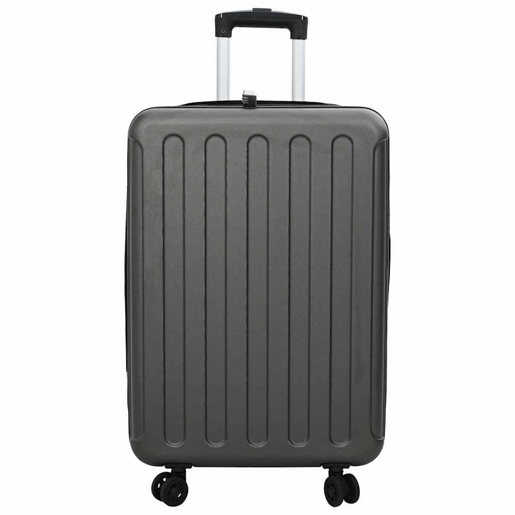 Koffer met slot Donkergrijs 43 x 27 x 66 cm ABS Kunststof is nu te koop bij PeponiXL, paradijselijk wonen!