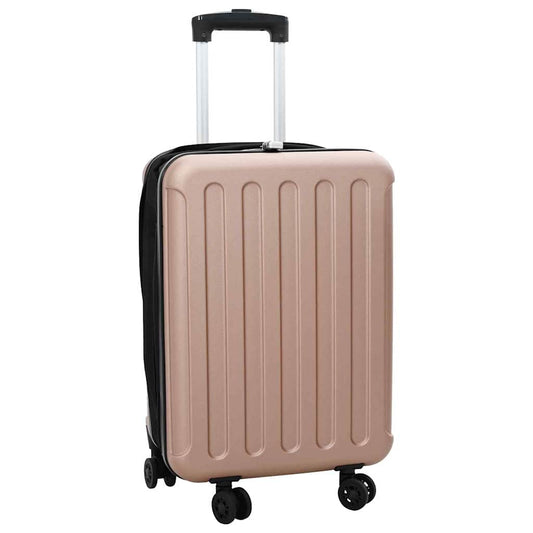 Koffer met slot Roségoud 34 x 23 x 55.5 cm ABS Kunststof is nu te koop bij PeponiXL, paradijselijk wonen!