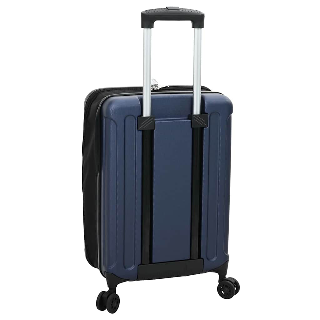 Koffer met slot Donkerblauw 34 x 23 x 55.5 cm ABS Kunststof is nu te koop bij PeponiXL, paradijselijk wonen!