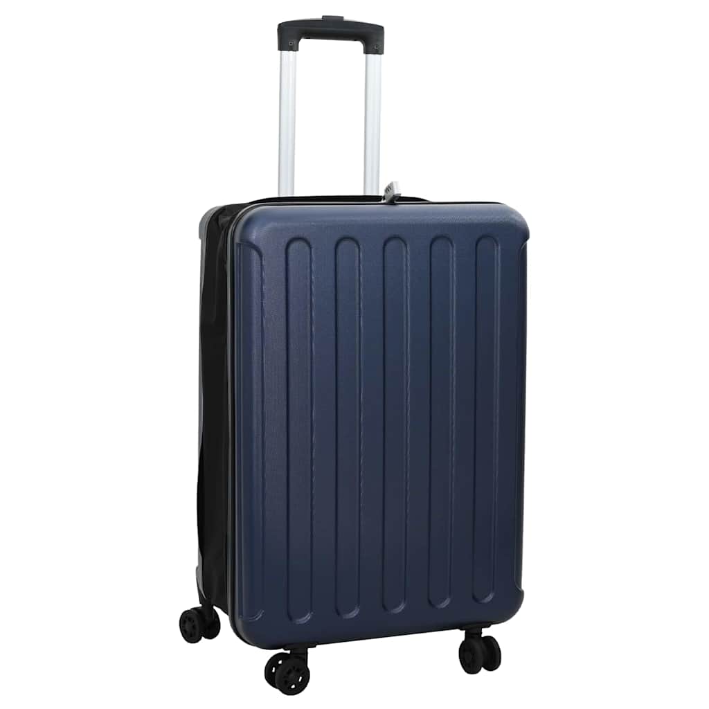 Koffer met slot Donkerblauw 43 x 27 x 66 cm ABS Kunststof is nu te koop bij PeponiXL, paradijselijk wonen!