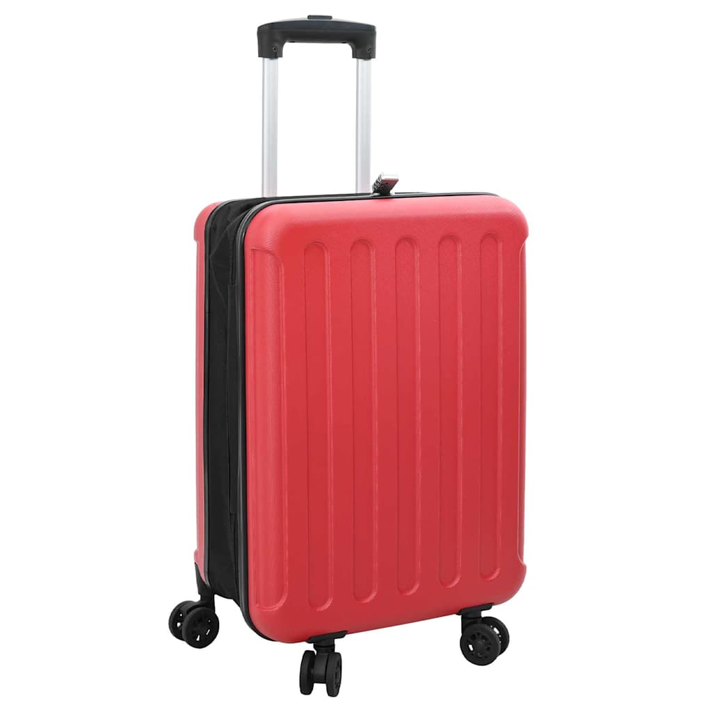 Koffer met slot Rood 34 x 23 x 55.5 cm ABS Kunststof is nu te koop bij PeponiXL, paradijselijk wonen!