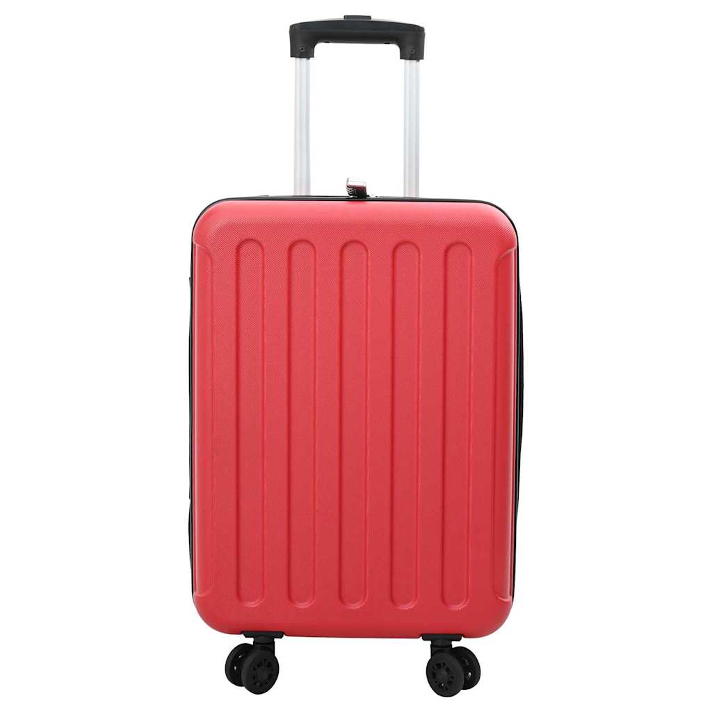 Koffer met slot Rood 34 x 23 x 55.5 cm ABS Kunststof is nu te koop bij PeponiXL, paradijselijk wonen!