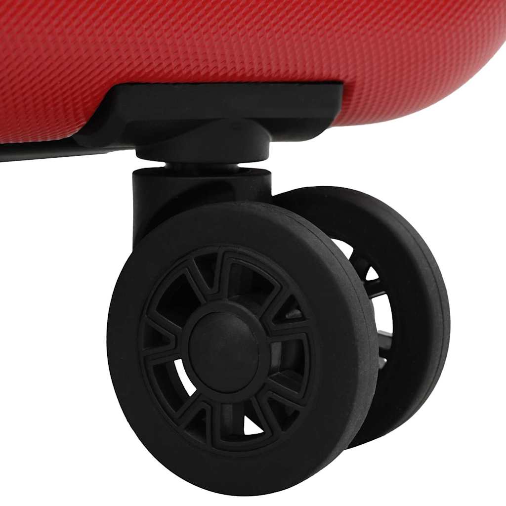 Koffer met slot Rood 43 x 27 x 66 cm ABS Kunststof is nu te koop bij PeponiXL, paradijselijk wonen!