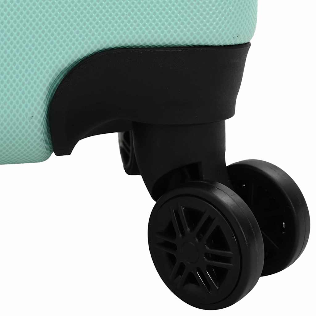 Koffer met slot 3 pcs Mintgroen 50 x 31 x 78 cm ABS Kunststof is nu te koop bij PeponiXL, paradijselijk wonen!