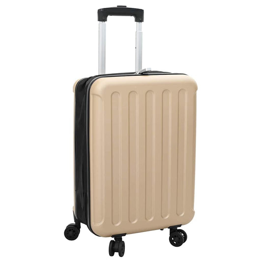 Koffer met slot champagne 34 x 23 x 55.5 cm ABS Kunststof is nu te koop bij PeponiXL, paradijselijk wonen!