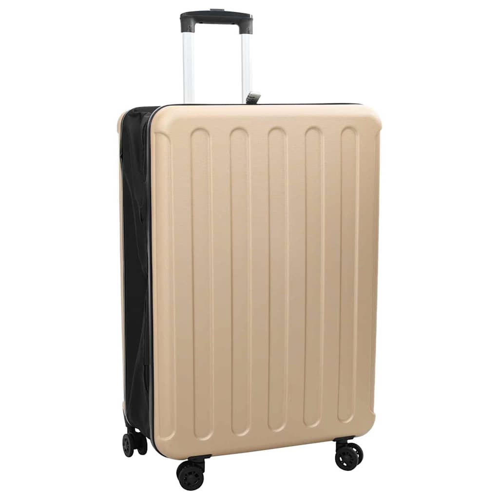 Koffer met slot champagne 50 x 30 x 76 cm ABS Kunststof is nu te koop bij PeponiXL, paradijselijk wonen!