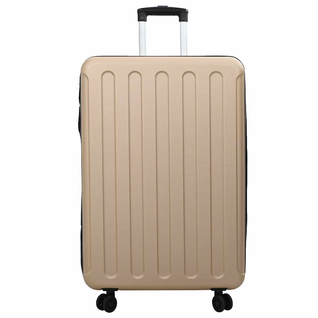 Koffer met slot champagne 50 x 30 x 76 cm ABS Kunststof is nu te koop bij PeponiXL, paradijselijk wonen!