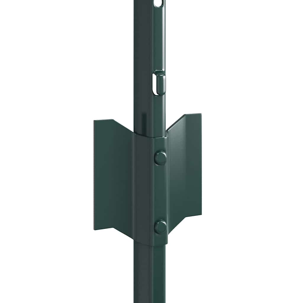 Afrasteringspaal 5 pcs Groen 80 cm Staal is nu te koop bij PeponiXL, paradijselijk wonen!
