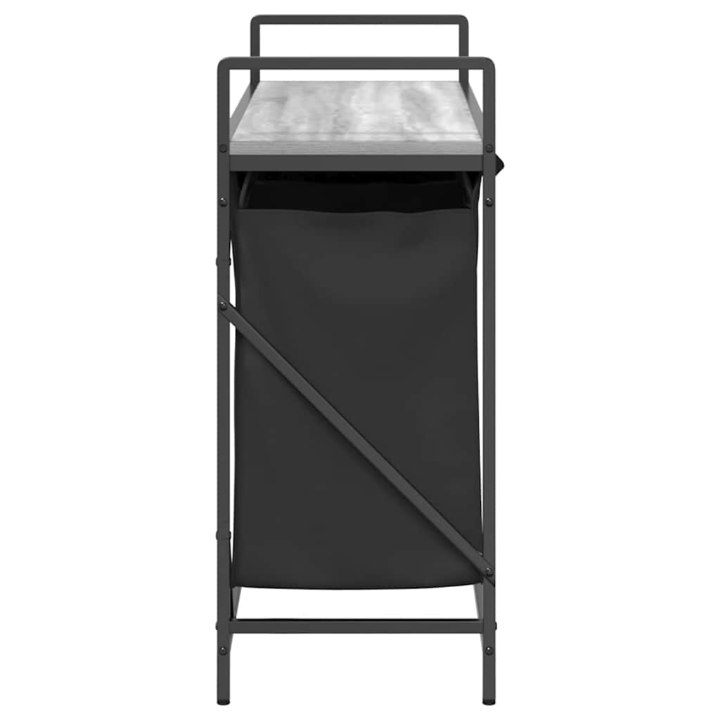Wasmand 3 vakken met plank grijs sonoma eiken is nu te koop bij PeponiXL, paradijselijk wonen!