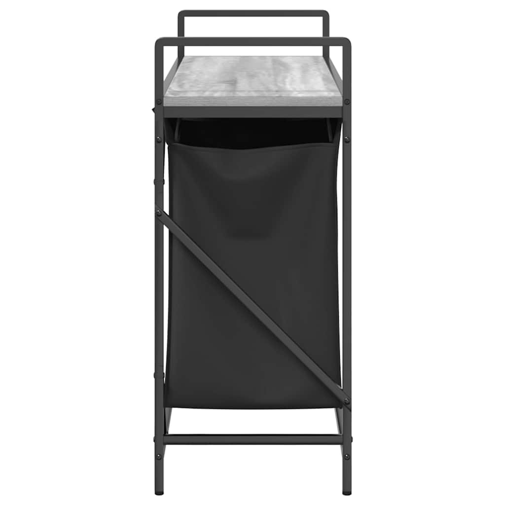 Wasmand 2 vakken met plank grijs sonoma eiken is nu te koop bij PeponiXL, paradijselijk wonen!