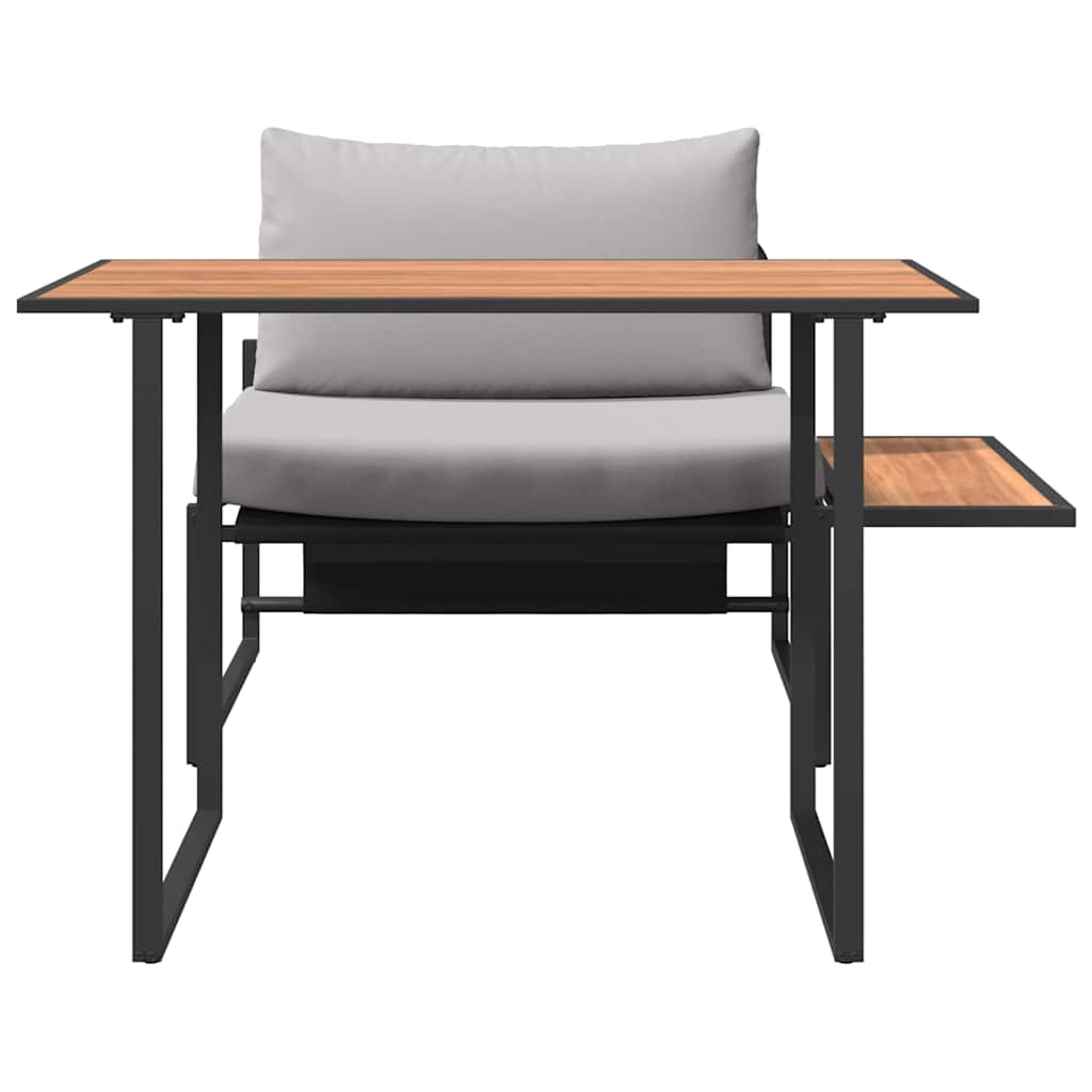 Buiten Stalen Zsitjes 2 pcs Lichtgrijs Staal is nu te koop bij PeponiXL, paradijselijk wonen!