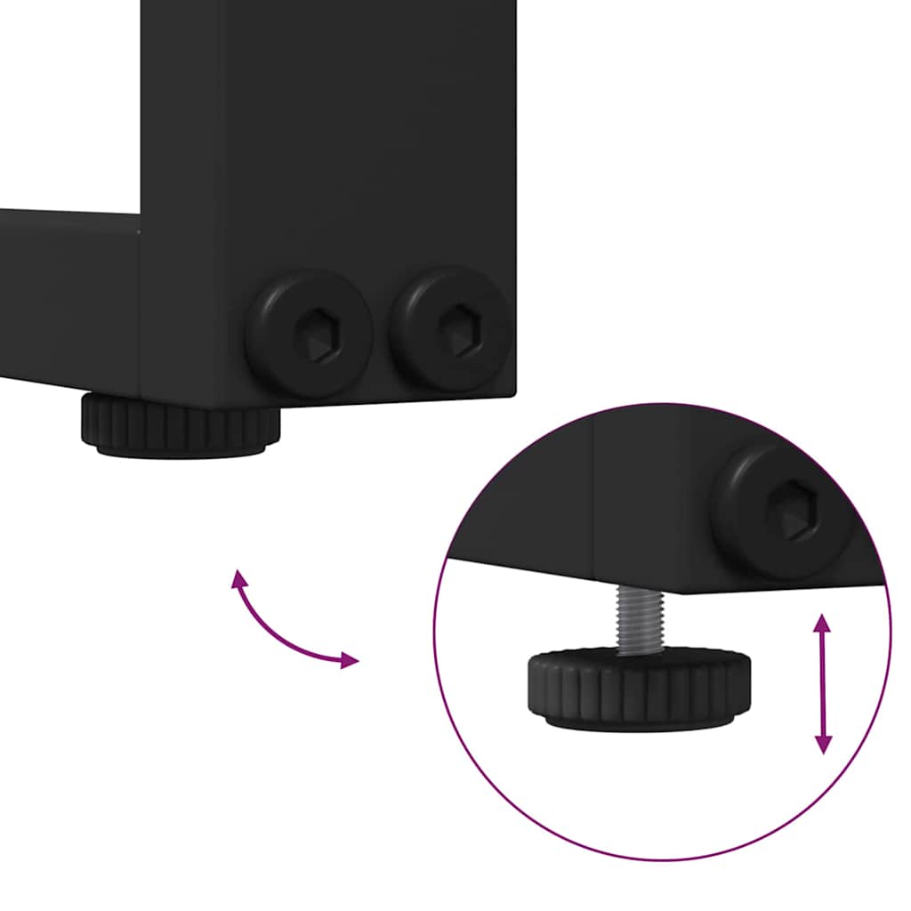 Tuinbankenset 2 pcs Lichtgrijs Staal is nu te koop bij PeponiXL, paradijselijk wonen!