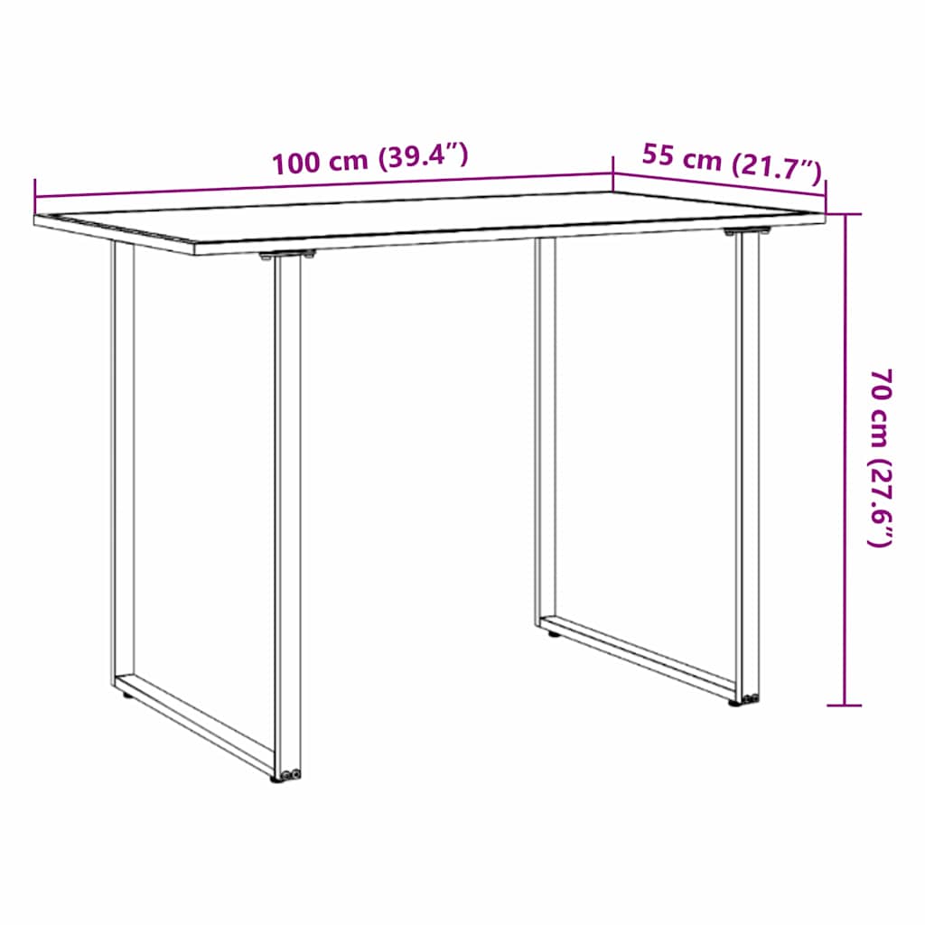 Tuinstafel Bruin 100 x 55 x 70 cm Hout is nu te koop bij PeponiXL, paradijselijk wonen!