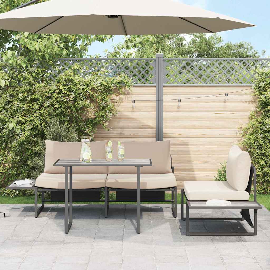 Tuinstafel Grijs 100 x 55 x 70 cm Hout is nu te koop bij PeponiXL, paradijselijk wonen!