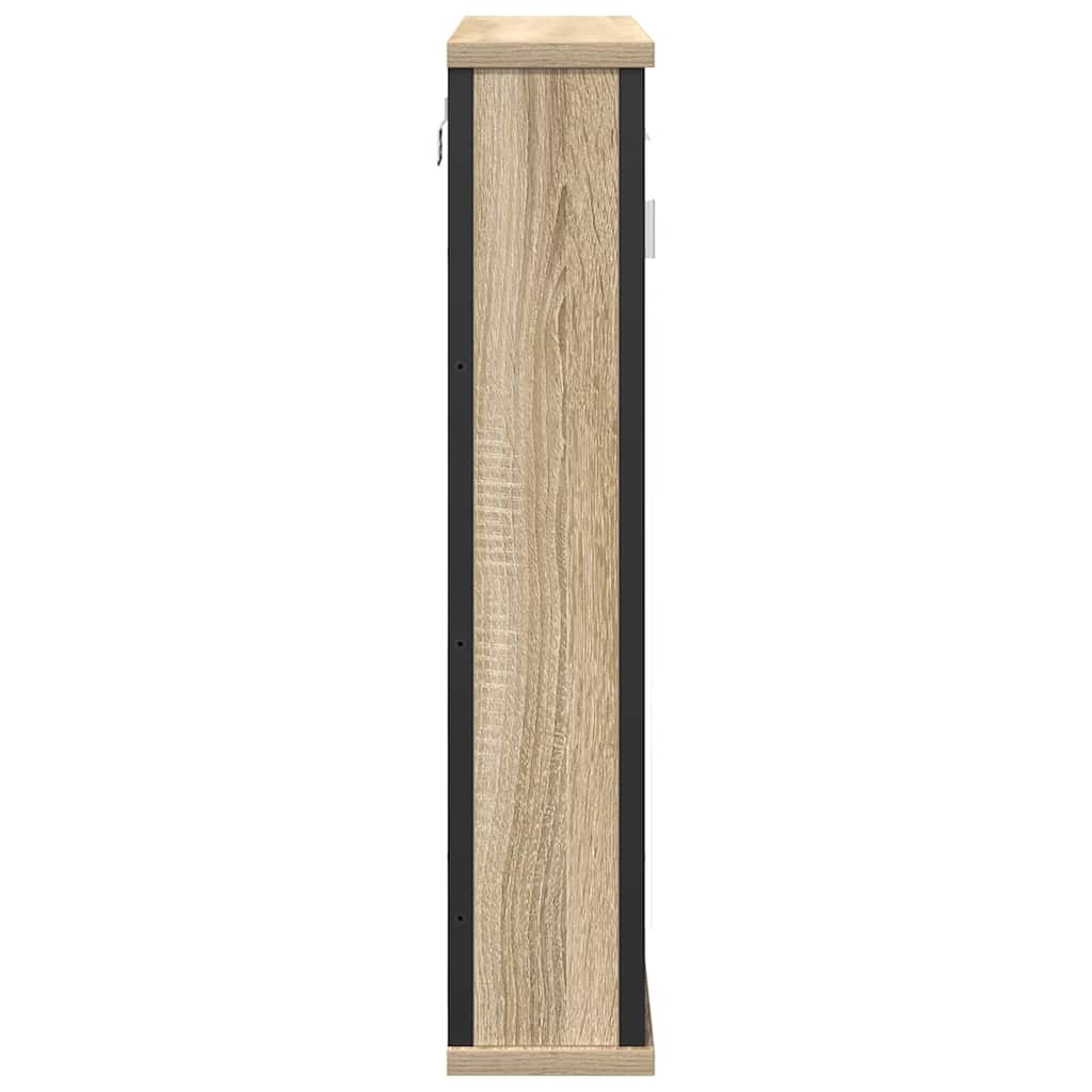 Spiegelkast met plank Sonoma Eiken 42 x 12 x 60 cm Bewerkt hout is nu te koop bij PeponiXL, paradijselijk wonen!