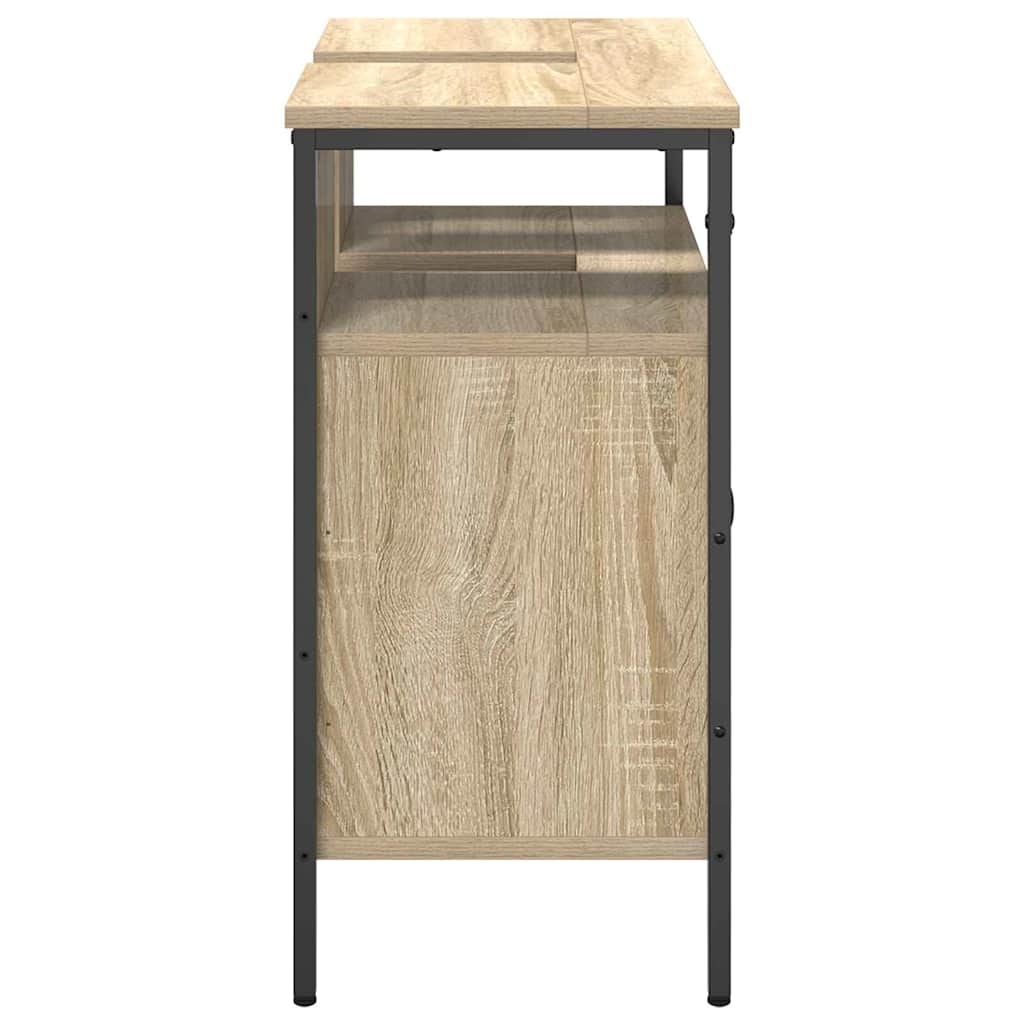Badkamer Kast met opslag Beige 60 x 30 x 60 cm Bewerkt hout is nu te koop bij PeponiXL, paradijselijk wonen!