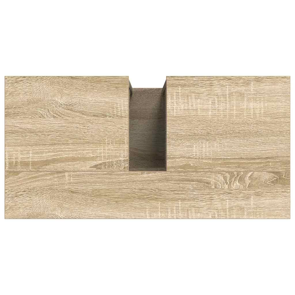 Badkamer Kast met opslag Beige 60 x 30 x 60 cm Bewerkt hout is nu te koop bij PeponiXL, paradijselijk wonen!