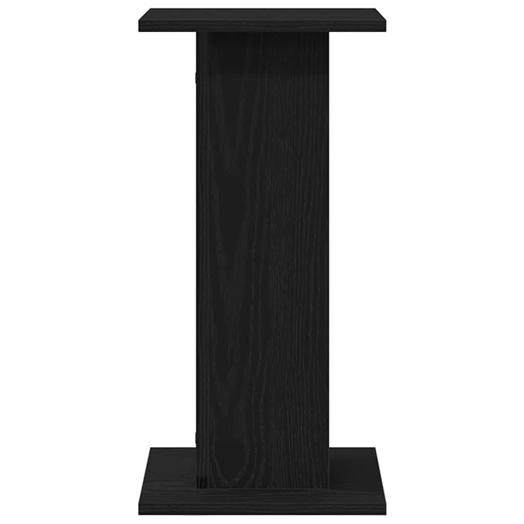 Luidspreker standaards 2 pcs Zwart Eiken 30 x 30 x 60 cm is nu te koop bij PeponiXL, paradijselijk wonen!