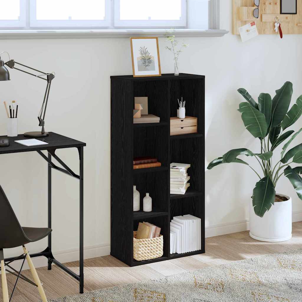 Boekenkast Zwart Eiken 50 x 25 x 102 cm is nu te koop bij PeponiXL, paradijselijk wonen!