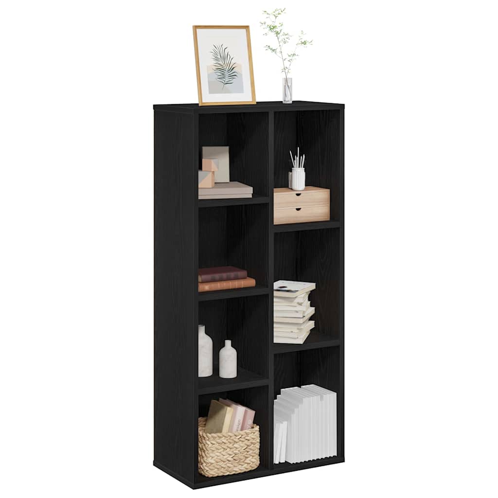 Boekenkast Zwart Eiken 50 x 25 x 102 cm is nu te koop bij PeponiXL, paradijselijk wonen!