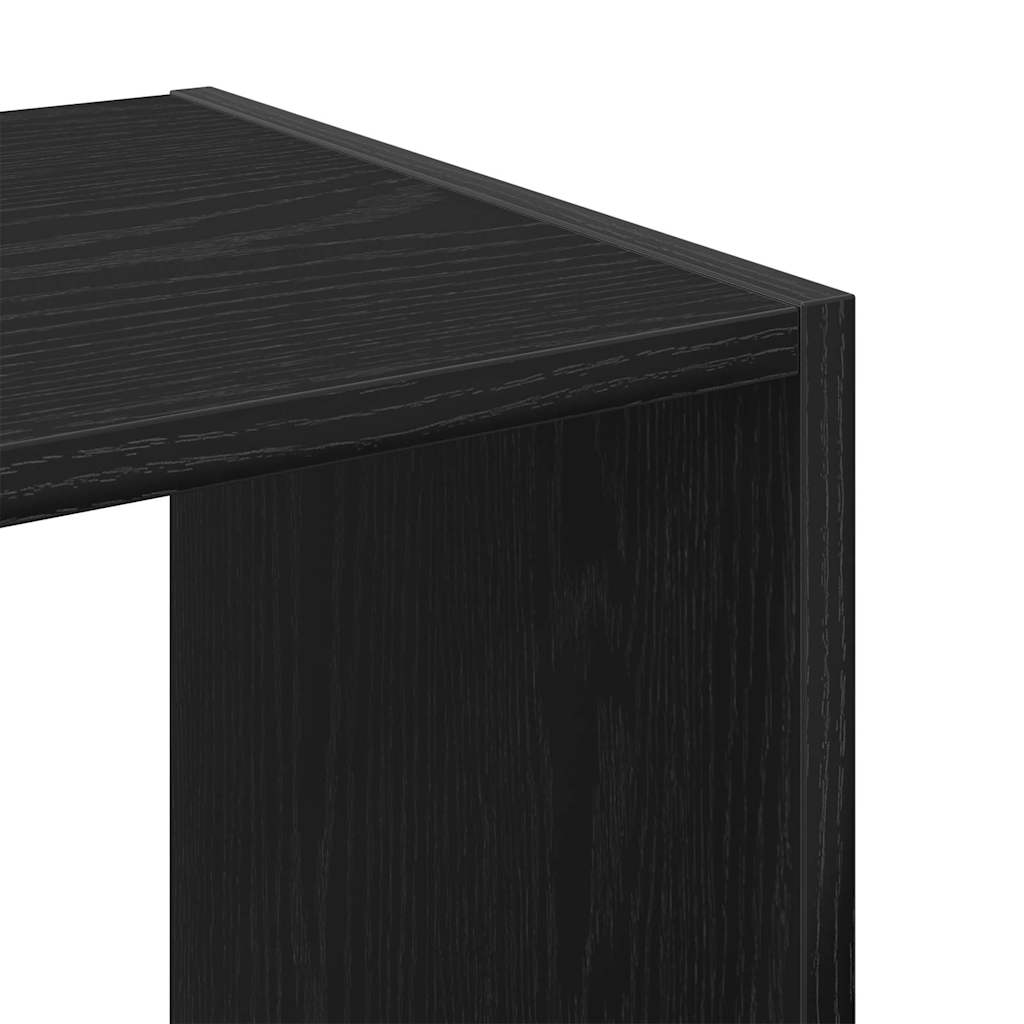 Boekenkast Zwart Eiken 68.5 x 32 x 68.5 cm is nu te koop bij PeponiXL, paradijselijk wonen!