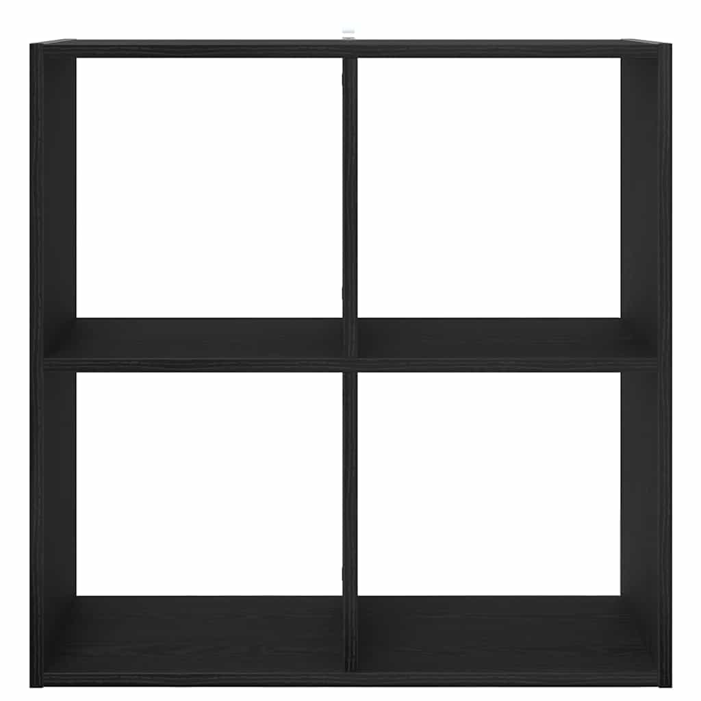 Boekenkast Zwart eiken 68,5 x 32 x 68,5 cm Bewerkt hout is nu te koop bij PeponiXL, paradijselijk wonen!