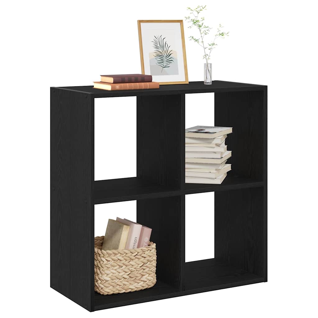 Boekenkast Zwart Eiken 68.5 x 32 x 68.5 cm is nu te koop bij PeponiXL, paradijselijk wonen!