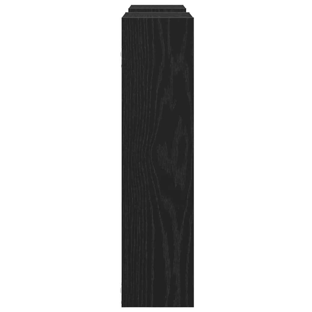 Wandplank Zwart Eiken 99x15x60 cm Bewerkt Hout is nu te koop bij PeponiXL, paradijselijk wonen!