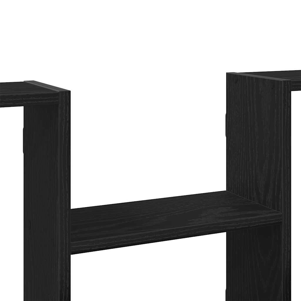 Wandplank Zwart Eiken 99x15x60 cm Bewerkt Hout is nu te koop bij PeponiXL, paradijselijk wonen!