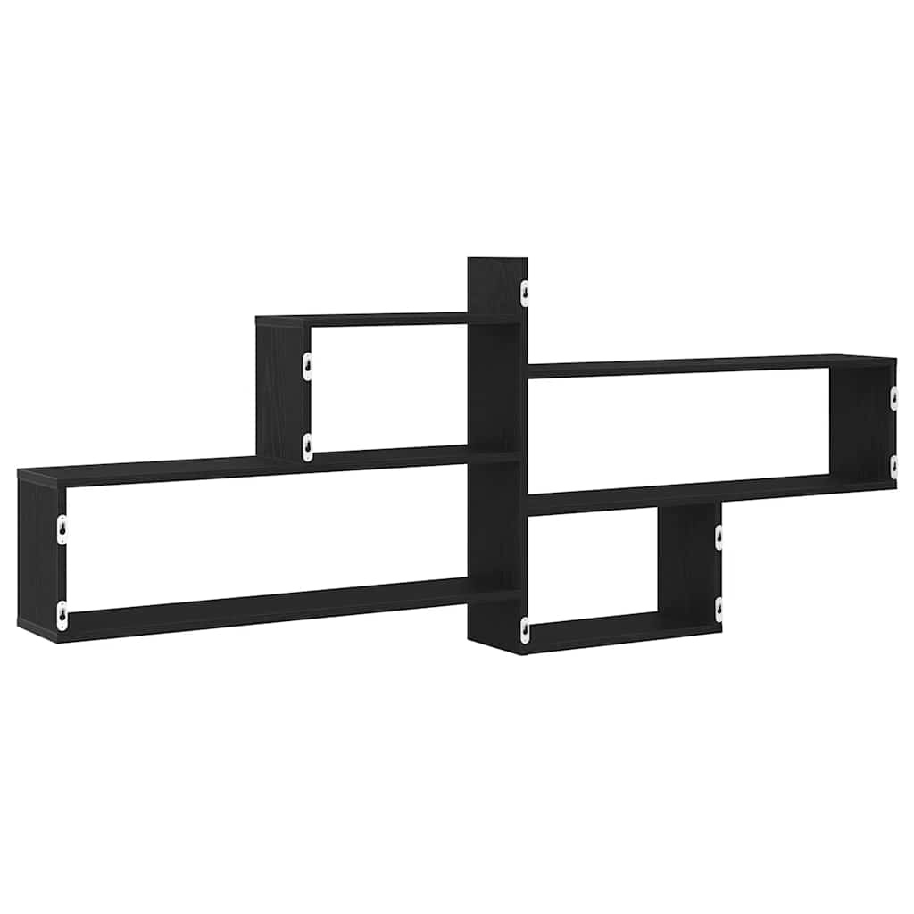 Wandplank Zwart Eiken 167,5x18x68 cm Engineered Wood is nu te koop bij PeponiXL, paradijselijk wonen!